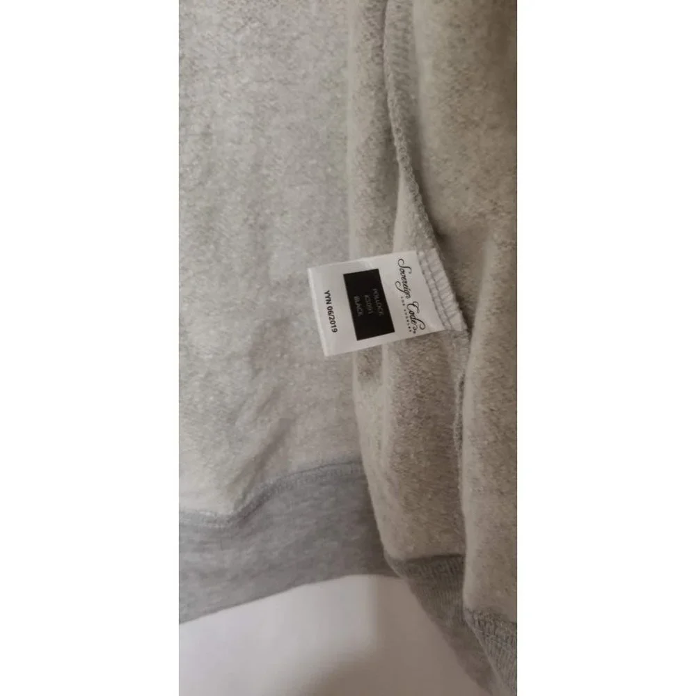 Mens Gray Hoodie Zip Front Hooded Sweatshirt New - Picture 9 of 11